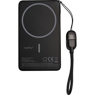 FAST Magnet PB 5000mAh schwarz, schwarz