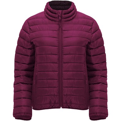 Finland isolierte Jacke für Damen, pflaumenrot, S