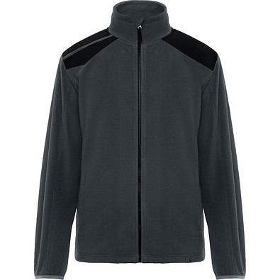 Fleecejacke Terrano in kombinierten Farben, S, bleigrau/schwarz