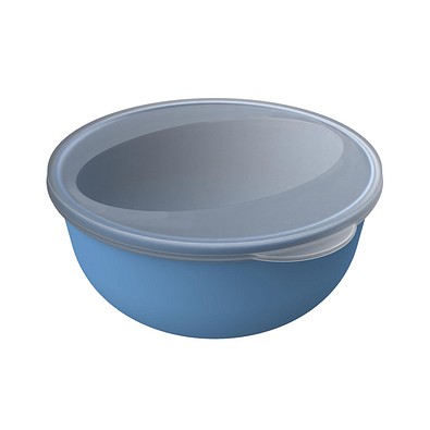 Food-Bowl ToGo, Classic, 1,0 l, behagliches blau/transparent-milchig