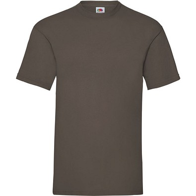 FRUIT OF THE LOOM ® Unisex T-Shirt Valueweight T, chocolate, S