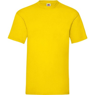 FRUIT OF THE LOOM ® Unisex T-Shirt Valueweight T, yellow, L
