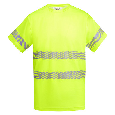 Funktionsshirt Tauri mit kurzen Ärmeln, S, fluor yellow