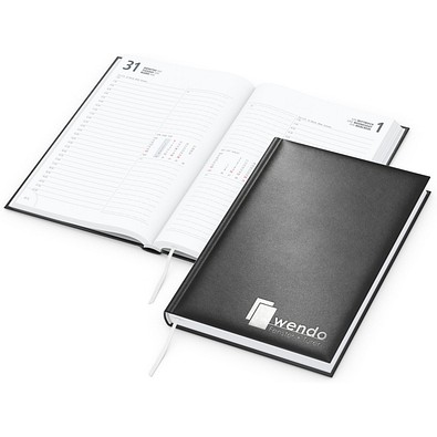 Geiger-Notes Buchkalender Image Bestseller, schwarz, inkl. Silberprägung