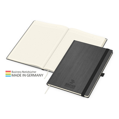 Geiger-Notes Notizbuch Mind-Book A4 Madeira Bestseller, inkl. Blindprägung, anthrazit