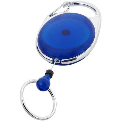 Gerlos Schlüsselanhänger mit Rollerclip, blau