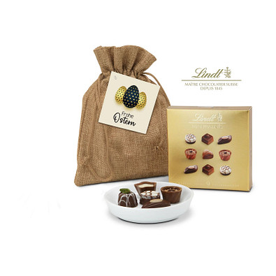 Oster Kostbarkeiten, 9 Mini Pralinés Gold