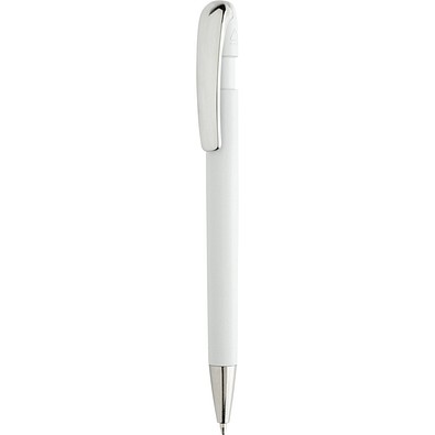 Glide GRS-zertifizierter rABS Stift mit Metallclip, weiß