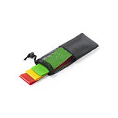 Gummiband Set Strong, rot, gelb, grün