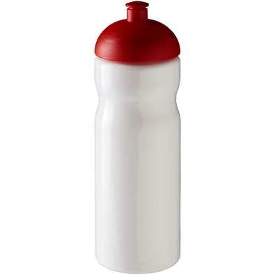 H2O Active® Base 650 ml Sportflasche mit Stülpdeckel, weiß/rot