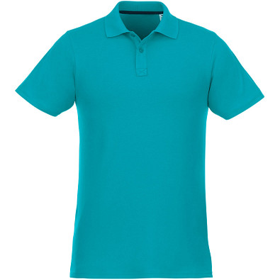 ELEVATE Herren Poloshirt Helios, aquablau, XS