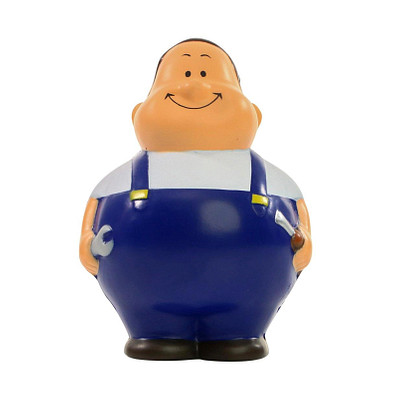 Herr Bert® Anti-Stress-Figuren Handwerker Bert, blau