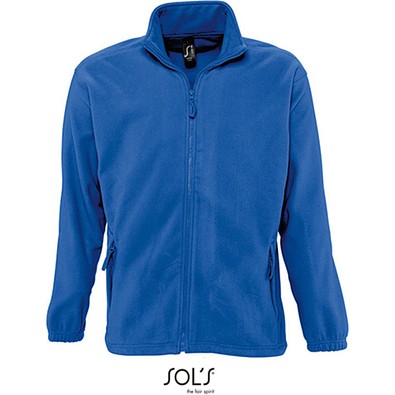Herren Fleecejacke North, M, Royal Blue 241