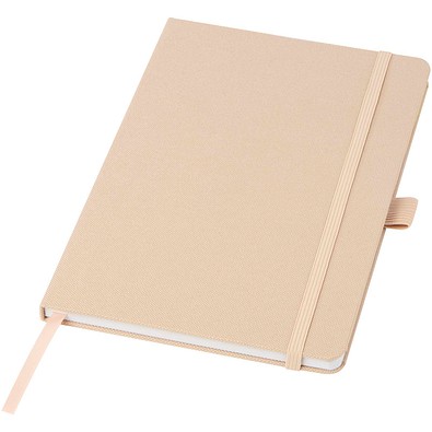 Honua A5 Notizbuch aus recyceltem Papier mit Cover aus recyceltem PET, Oatmeal