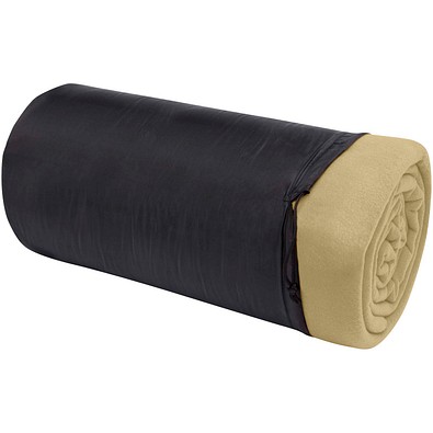 Huggy Fleecedecke mit Hülle 220 × 250 cm, beige