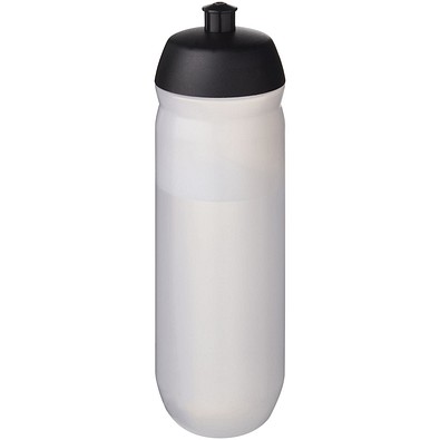HydroFlex™ Clear 750 ml Squeezy Sportflasche, schwarz