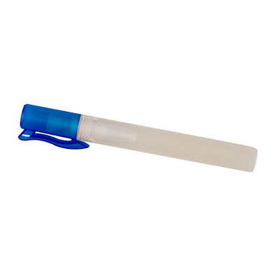Alkoholisches Handreinigungsspray, 10 ml, blau