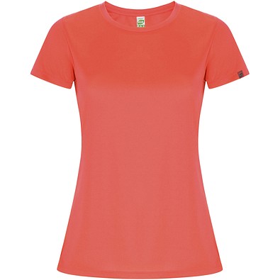 Imola Sport T-Shirt für Damen, Fluor Coral, M
