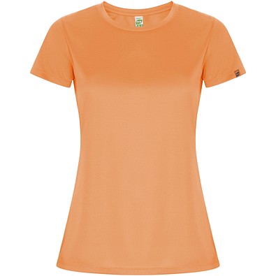 Imola Sport T-Shirt für Damen, Fluor Orange, S