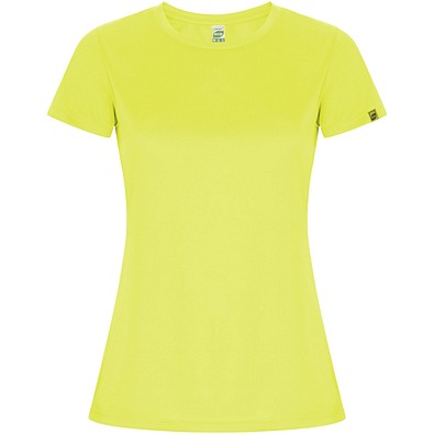 Imola Sport T-Shirt für Damen, Fluor Yellow, M