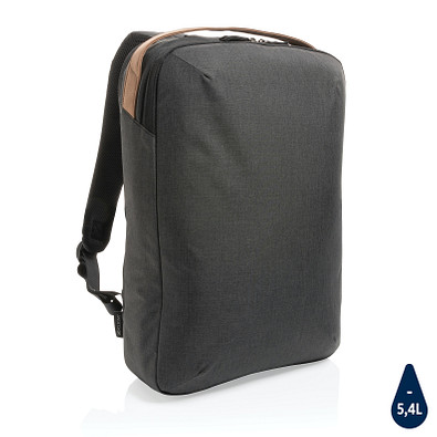 Impact AWARE™ 300D Two-Tone Deluxe 15.6 Zoll Laptop-Rucksack, schwarz
