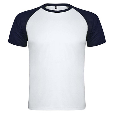 Indianapolis Sport T-Shirt für Kinder, weiß / Navy Blue, 12