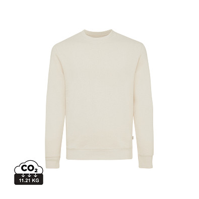Iqoniq Denali ungefärbt. Rundhals-Sweater aus recycelter BW, natural raw, XXXL