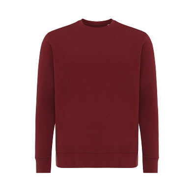 Iqoniq Etosha Lightweight Sweater aus recycelter Baumwolle, burgunderrot, L