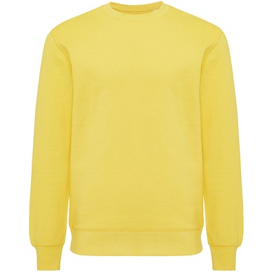 IQONIQ Etosha Lightweight Sweater aus recycelter Baumwolle, gelb, L