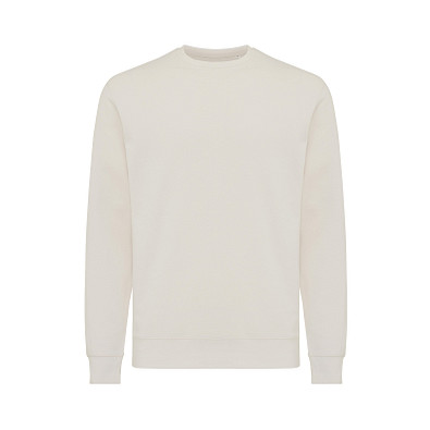 Iqoniq Etosha Lightweight Sweater aus recycelter Baumwolle, ivory white, XXXL