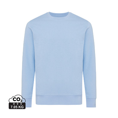 Iqoniq Etosha Lightweight Sweater aus recycelter Baumwolle, sky blue, M
