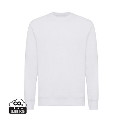 Iqoniq Etosha Lightweight Sweater aus recycelter Baumwolle, weiß, M