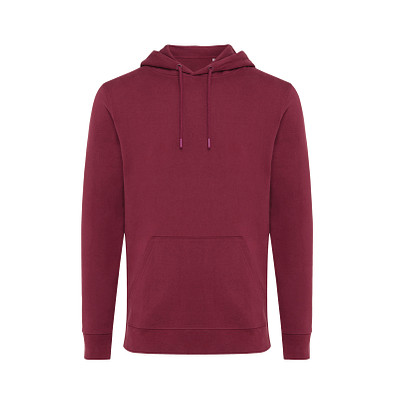 Iqoniq Jasper Hoodie aus recycelter Baumwolle, burgunderrot, XL
