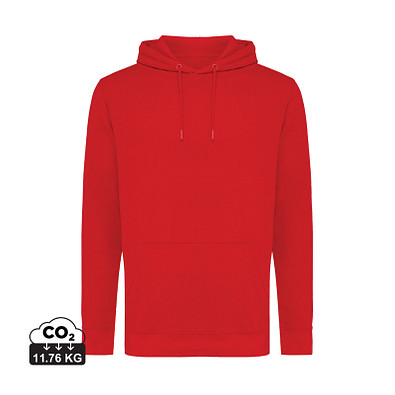 Iqoniq Jasper Hoodie aus recycelter Baumwolle, rot, XL