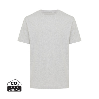 Iqoniq Kakadu relaxed T-Shirt aus recycelter Baumwolle, heather grey, XXL