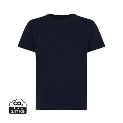 Iqoniq Koli Kids T-Shirt aus recycelter Baumwolle, navy blau, 13-14 y