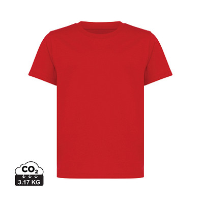 Iqoniq Koli Kids T-Shirt aus recycelter Baumwolle, rot, 3-4 y
