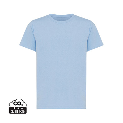 Iqoniq Koli Kids T-Shirt aus recycelter Baumwolle, sky blue, 9-10 y