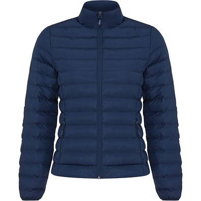 IQONIQ Maiko Damen Steppjacke aus recyceltem Polyester, navy blau, XL