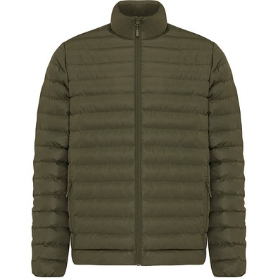 IQONIQ Maiko Herren Steppjacke aus recyceltem Polyester, khaki, M