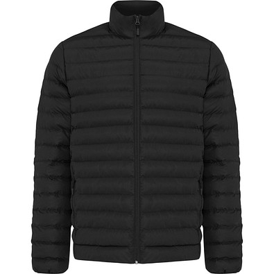 IQONIQ Maiko Herren Steppjacke aus recyceltem Polyester, schwarz, L