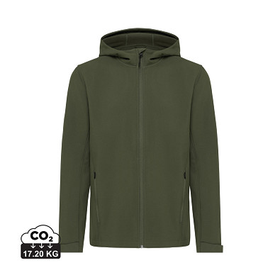 Iqoniq Makalu Herren Softshelljacke aus recyceltem Polyester, khaki, S