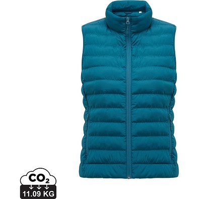 IQONIQ Meru Damen Bodywarmer aus recyceltem Polyester, dark teal, M