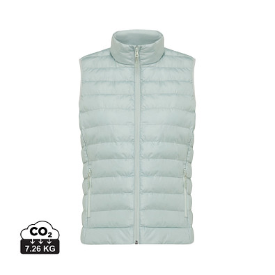Iqoniq Meru Damen Bodywarmer aus recyceltem Polyester, Iceberg green, XXXL