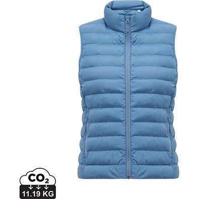 IQONIQ Meru Damen Bodywarmer aus recyceltem Polyester, moon blue, XXS