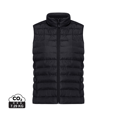 Iqoniq Meru Damen Bodywarmer aus recyceltem Polyester, schwarz, XL