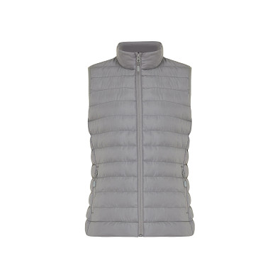 Iqoniq Meru Damen Bodywarmer aus recyceltem Polyester, Silbergrau, XXL