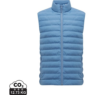 IQONIQ Meru Herren Bodywarmer aus recyceltem Polyester, moon blue, M