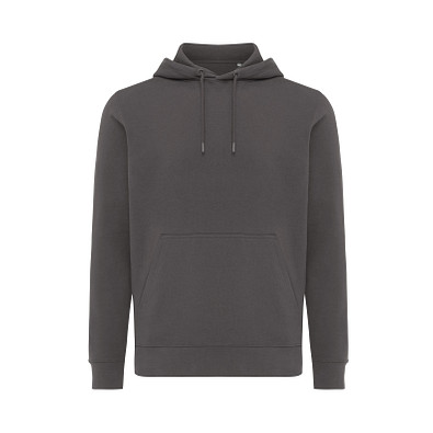 Iqoniq Rila Lightweight Hoodie aus recycelter Baumwolle, anthrazit, M