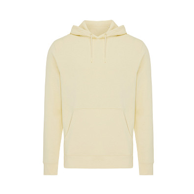 Iqoniq Rila Lightweight Hoodie aus recycelter Baumwolle, cream yellow, S